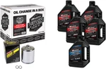 Maxima 20W50 Synthetic Oil Change Kit W/chrome Filter Harley Sportster 1986-2024 New. Price: $79.45.