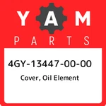 4GY-13447-00-00 Yamaha Cover, Oil Element 4GY134470000, New Genuine Oem Part. Price: $103.46.