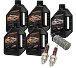 Oil Change Tune Up Kit Filter Spark Plugs Harley Shovelhead 66-74 60WT New. Price: $86.83.