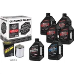 Maxima 90-119016PC Twin Cam Synthetic Oil Change Kit With Chrome Filter New. Price: $98.06.