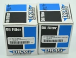 Lot Of (2) Drag Specialties Spin-on Oil Filter W/ Nut Chrome #0712-0011 New. Price: $19.99.