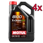 Case Of 4 Motul 8100 X-clean Efe Full Synthetic 5W-30 Engine Motor Oil 5L New. Price: $190.88.