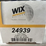 Engine Oil Filter Wix 24939 New. Price: $9.00.