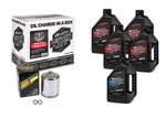 V-twin Oil Change Kit Synthetic W/ Chrome Filter, Sportster New. Price: $77.43.
