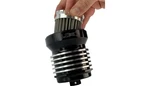 Pc Racing Flo Spin On Stainless Steel Oil Filter - Black With Polished Cooling New. Price: $143.96.