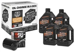Maxima 90-069014B V-twin Quick Change Kit Mineral W/ Black Filter, Evo/sportster New. Price: $58.22.