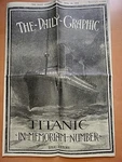 1912 Titanic Newspaper Daily Graphic Vintage Retro Disaster Antique Old Ship Usa. Price: $9.31.