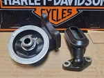 Oem 07 Harley Vrod Oil Filter Mount #26540-01K Hd Black Used. Price: $20.99.