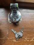 Twin Power Chrome Fat Bob Style 6-POST Flat Key Ignition Switch -(71501-73) Used. Price: $51.99.