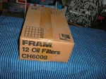 New Fram Oil Filter Case Of 12 Honda/hawk/twin/hondamatic/rebel 450/CB400#CH6008. Price: $60.00.