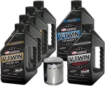 Maxhiflo VTTOCK22 Oil Change Kit V-twin Harley Cam 6QT New. Price: $166.32.