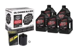 Maxima Synthetic Oil 20W50 Quick Change Kit Black Filter Harley M8 2017-2025 New. Price: $84.99.