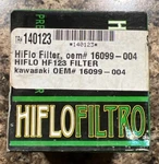 Hiflofiltro HF123 Oil Filter New. Price: $5.95.