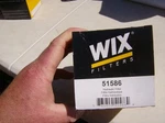 Genuine Wix 51586 Oil Filter Hyd. Price: $25.99.