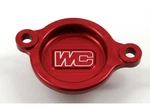 Works Connection Oil Filter Cover Red 27-006 New. Price: $76.95.