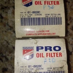 Lemans 01-0020C, 63782-80C Pro Series Chrome Oil Filter 3EA F30 New. Price: $21.84.