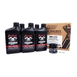 Klotz 15W-60 Synthetic Oil Change Kit For Indian Powerplus V-twin Motorcycle New. Price: $118.82.