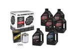 V-twin Oil Change Kit Synthetic W/black Filter, Cam New. Price: $113.74.