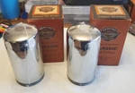 2 New!! Harley Davidson Chrome Oil Filters,pt# 63813-90T. Price: $15.95.