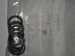 Nos Triumph Oil Filter Orings Fits Multiple Models 3600003-T0301 PK/10 New. Price: $12.50.