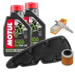 Maintenance Kit Piaggio Beverly 350 Spark Plug Air Oil Filter Motul 15W50 New. Price: $188.92.
