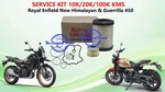 Royal Enfield "service Kit 10,20,100K Kms For New Himalayan & Guerrilla 450". Price: $61.80.