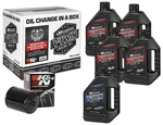 Maxima 90-119015PB V-twin Oil Change Kit Synthetic W/ Black Filter, Sportster New. Price: $78.85.