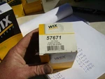 Genuine Wix 57671 Oil Filter. Price: $7.99.