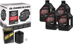 Maxima Quick Change Kit Black Filter Twin Cam 20W-50 Synthetic 90-119014PB New. Price: $87.99.