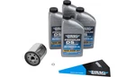 Drag Specialties Synthetic Oil Change Kit Chrome Filter Fits 1957-2026 Harley's New. Price: $89.99.