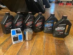 Maxima Complete Synthetic Oil Change Kit Chrome Filter For 1999-17 Harley Models New. Price: $109.25.