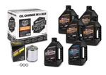 Maxima V-twin Oil Change Kit Mineral W/ Chrome Filter Evolution 90-069016C New. Price: $87.52.