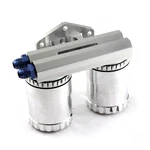 Billet Aluminum Dual Oil Relocation Kit With Reusable Filters New. Price: $322.11.