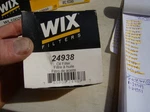 Genuine Wix 24938 Oil Filter. Price: $7.99.