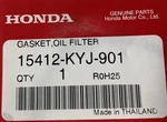Honda Genuine Oem Gasket Oil Filter 15412-KYJ-901 For CRF250L New. Price: $12.99.