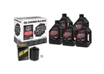 V-twin Oil Change Kit Synthetic W/chrome Filter, Milwaukee-eight New. Price: $135.42.