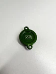 Works Connection Oil Filter Cover Green Fits Kawasaki KX250F 2005-2016 27-045 Used. Price: $39.95.