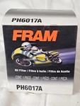 Fram PH6017A Motorcycle Oil Filter New. Price: $9.00.