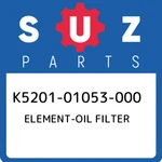 K5201-01053-000 Suzuki Element-oil Filter K520101053000, New Genuine Oem Part. Price: $25.44.