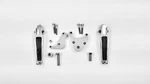 Yamaha FJR1300 Mounting Plates And Folding Highway Pegs, Chrome Finish - Kit New. Price: $135.00.