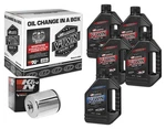 Maxima 90-119015PC V-twin Oil Change Kit Syn Xl Chrome Filter New. Price: $84.78.