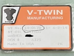 New Genuine V-twin 14-0178 Oil Fitting Washer. Price: $21.39.