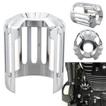 Motorcbike Oil Filter Cover Grill Trim Aluminum For Harley Touring Softail New. Price: $27.99.