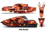 Jet Ski Graphics Decals Stickers For Kawasaki Sx-r Sxr JS1500 17-22 Fireblaze New. Price: $399.95.