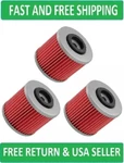 New Caltric For Yamaha XVS650 V-star Classic 1998-2010 Oil Filter 3-PACK Oem. Price: $24.75.