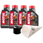 Tusk 4-STROKE Oil Change Kit Motul 7100 Full Synthetic 10W-40 New. Price: $96.02.