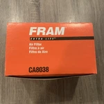 Air Filter Fram Extra Life CA8038 New. Price: $10.00.