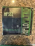 HF553 Hiflo Filtro Oil Filter Replacement Motorcycle New. Price: $13.99.