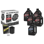 Maxima V-twin Oil Change Kit Synthetic With Black Filter, Sportster 90-119015B New. Price: $89.20.