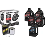 Maxima Sportster Synthetic Oil Change Kit With Chrome Filter Motorcycle 78-99936 New. Price: $82.23.